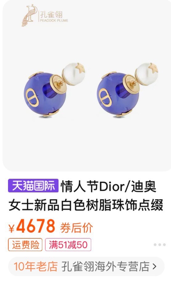 chr1st1an D10r earrings